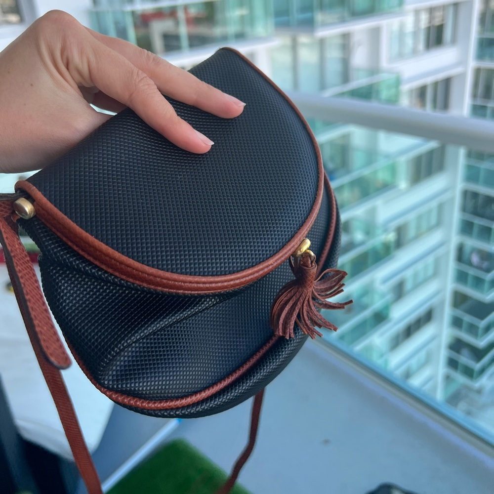 Bottega Venetta Vintage Marco Polo Leather Crossbody Bag